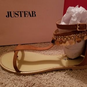 JustFab Ankle Sandals